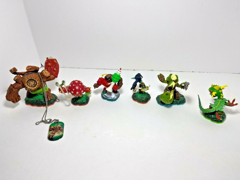 Activision Skylanders Life characters Lot 2 (6 items).