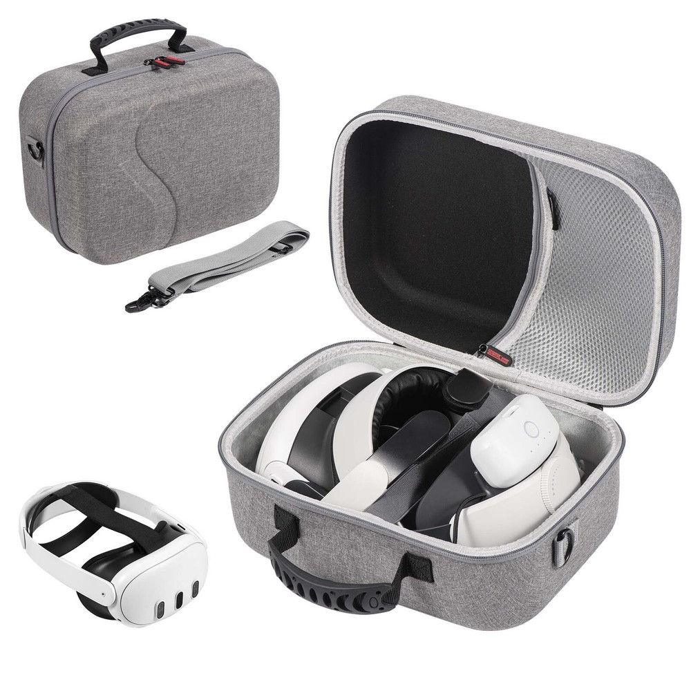 For Oculus Quest 3 VR Headset Controllers Storage Shoulder Bag Carry Case Travel