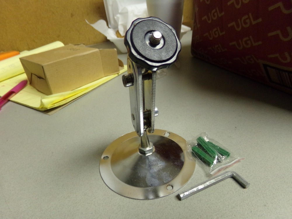 Security Camera Mounting Bracket 5-1/2" tall With Hardware *FREE SHIPPING*