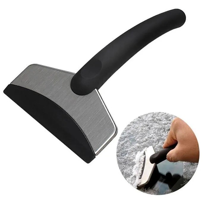 Stainless Steel Snow Shovel Scraper - Versatile Car Deicing Tool 2pcs