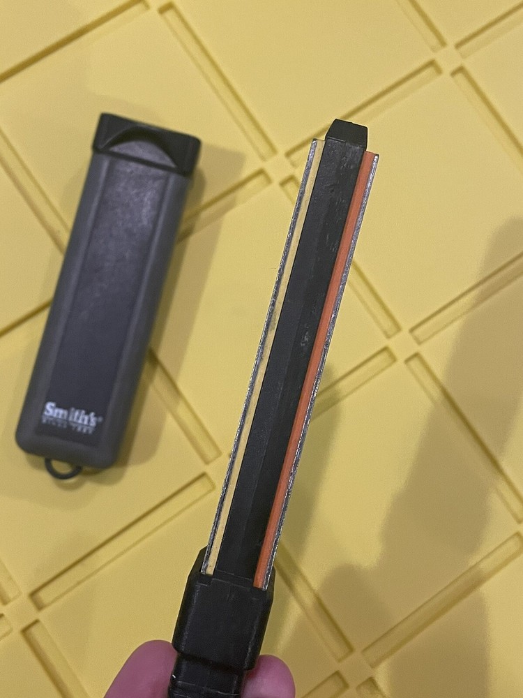 Smith's Knife Sharpening Stone Fine & Coarse w/Case