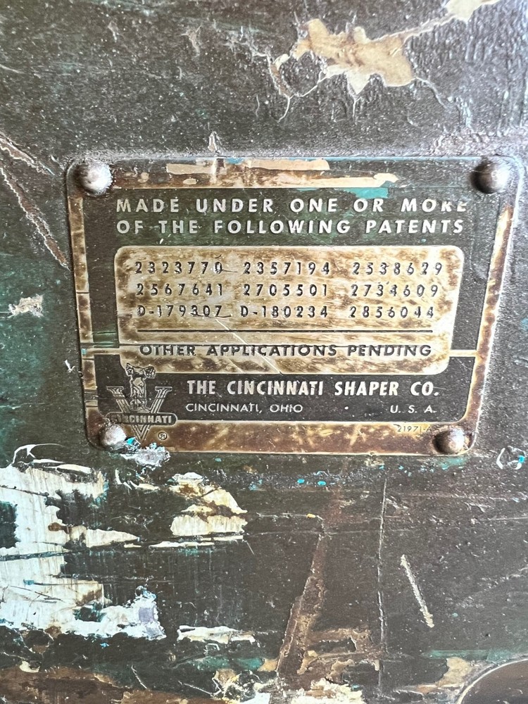 Cincinnati 1010 Mechanical Shear