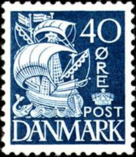 [OOS] Denmark #Mi263 MH 1940 Sailship [238J]