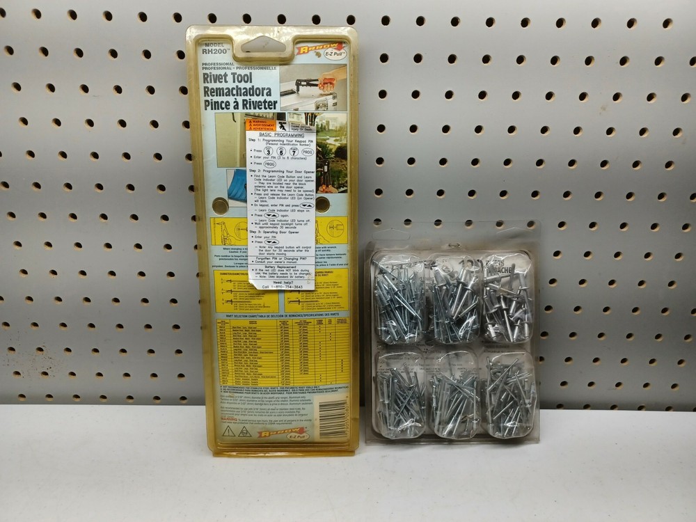 Arrow Professional E-Z Pull Heavy-Duty Rivet Tool Uses 4 Size Rivets, b-x