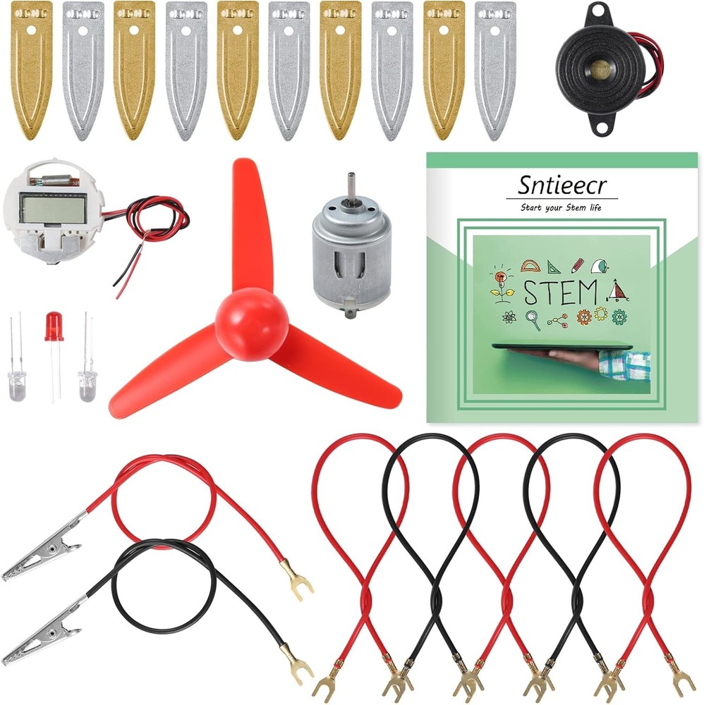 Sntieecr Fruit Battery Science Experiment Kit with Instruction, Potato...