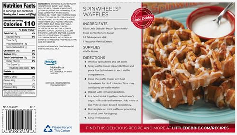 Pecan Spinwheels (8 Sweet Rolls in 1 Box)