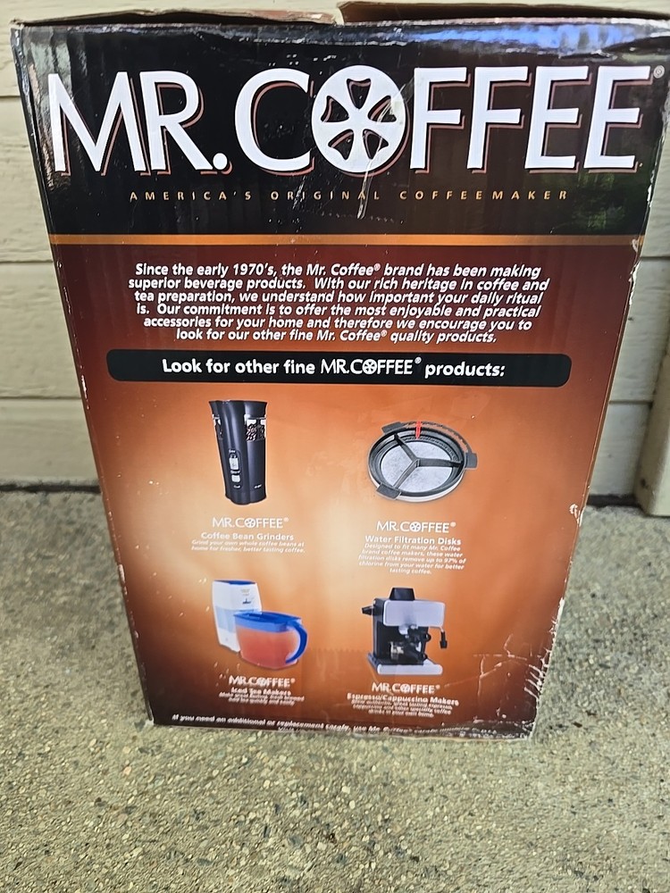 2010 MR. COFFEE 12 Cup Programmable Maker. JWX31 Open Box
