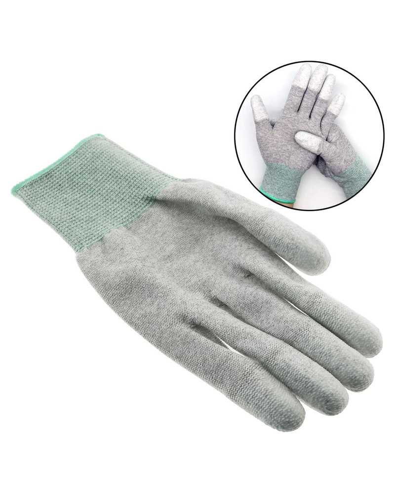Replacement Anti-Static Carbon Fiber Gloves (Large)