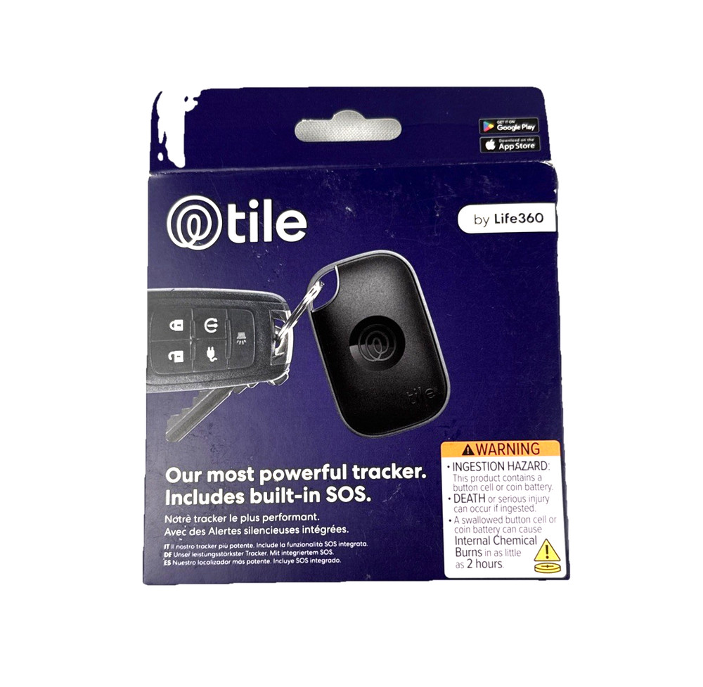 Tile PRO Life360 Pro Bluetooth Tracker Key Finder Locator iOS Android - NEW!