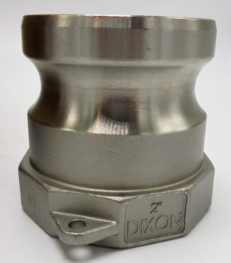 DIXON 200-A-SS 316 STAINLESS STEEL TYPE A ADAPTER, 2"