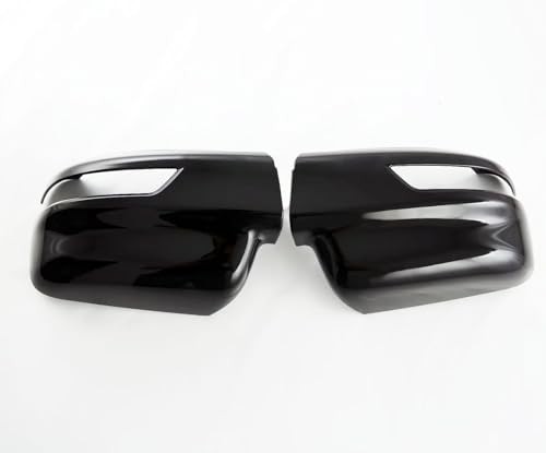 Side View Mirror Cap Cover Compatible With Dodge Ram 1500 Glossy Black Style