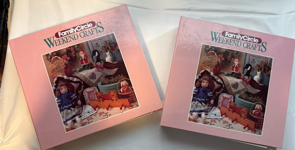 Family Circle Weekend Crafts Binder Set Instructional Craft Patterns & Projects