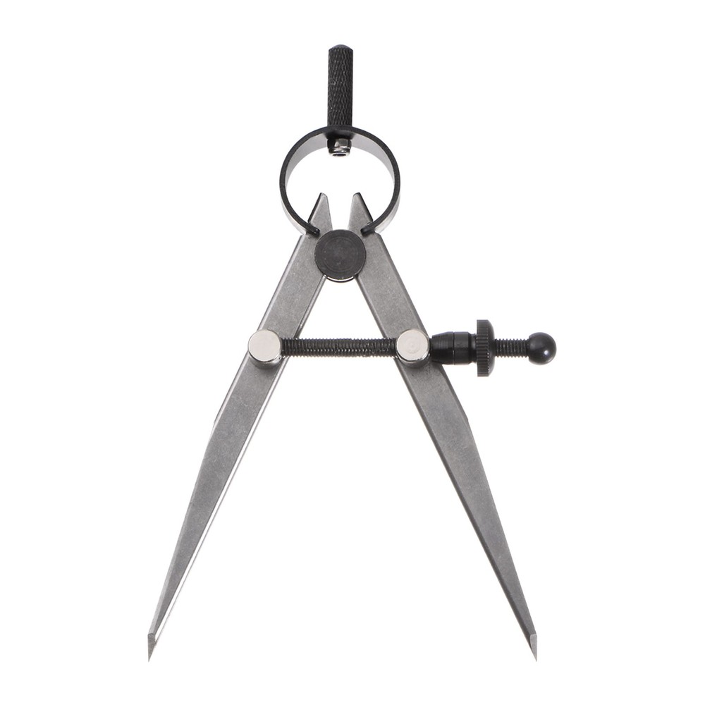 Spring Joint Caliper 4" Carbon Steel Spring Divider Caliper w Solid Nut Flat Leg