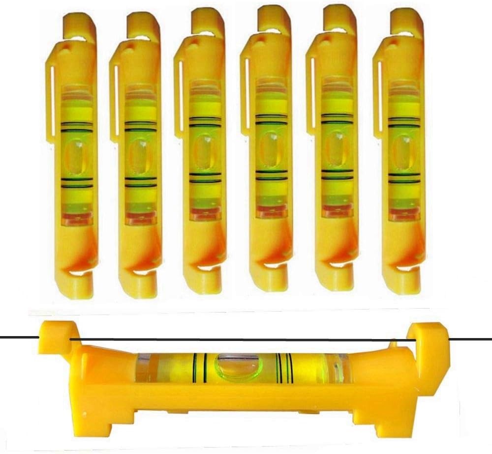 7 pcs Hanging Bubble Line Level for Building Trades, Engineering, Surveying, Met