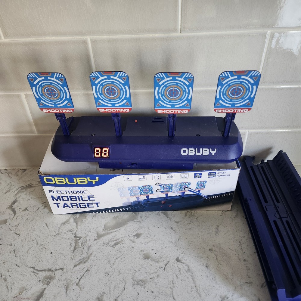 Obuby Kids Electronic Running Scoring Shooting Target, Moving and Static Modes