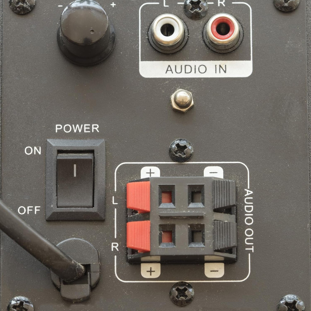 Uxcell 2 Way Spring Terminal Clip Push Release Connector Plate Jack Socket Speak