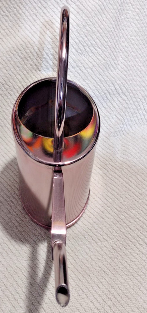 Polished Copper-look petite watering can