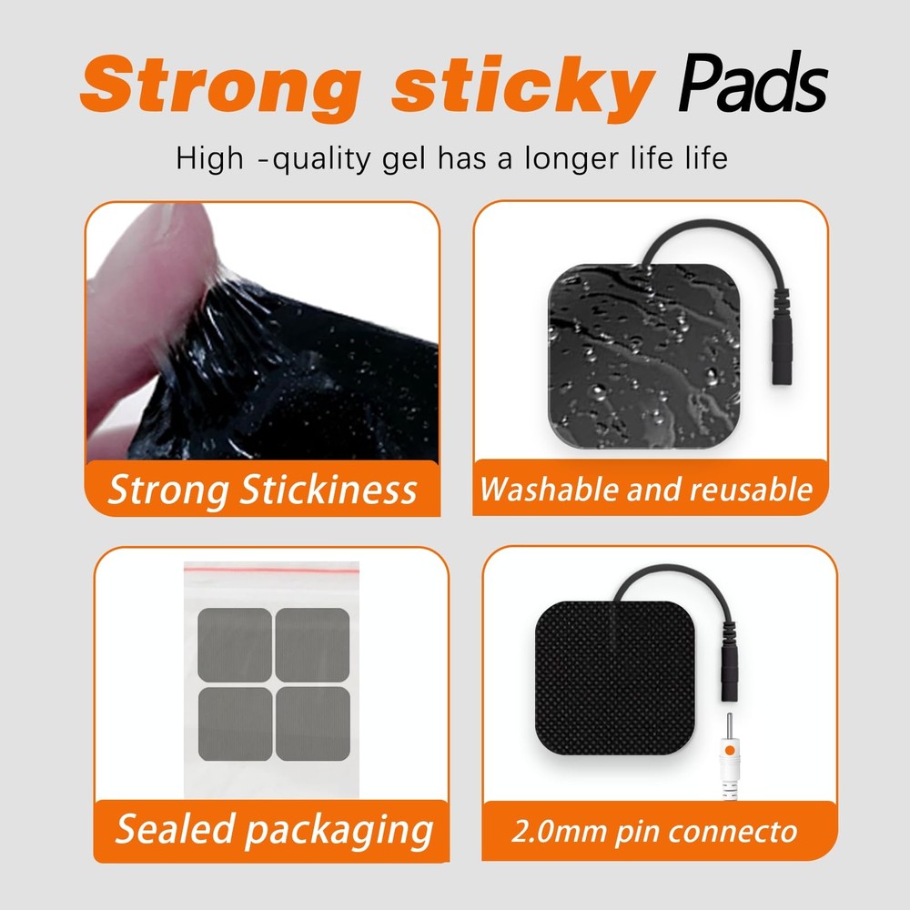 SM Electrodes TENS Unit Pads Replacement Pads for TENS Unit Electrode Pads El...