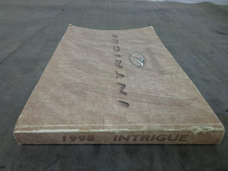 1998 INTRIGUE OWNERS MANUAL