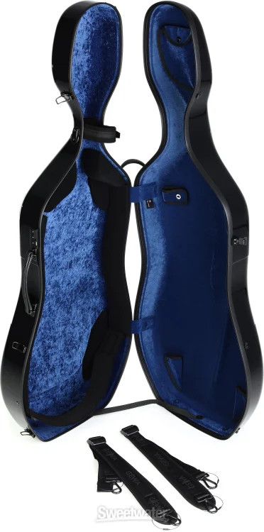 GEWA Air 3.9 Cello Case - Black, 4/4 Size