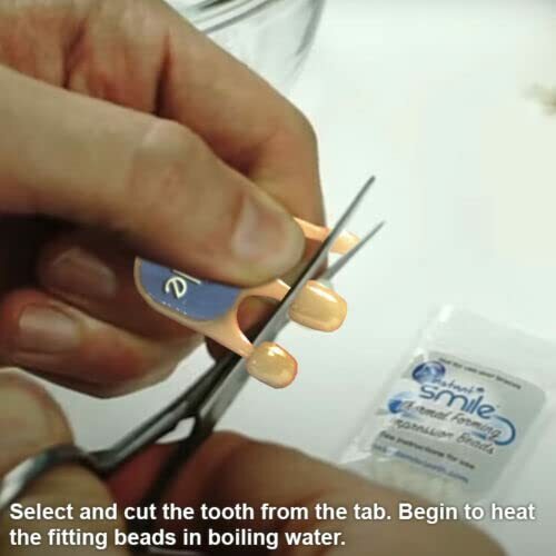 Instant Smile Makeover Temporary Teeth and Emergency Replacement Kit with Case