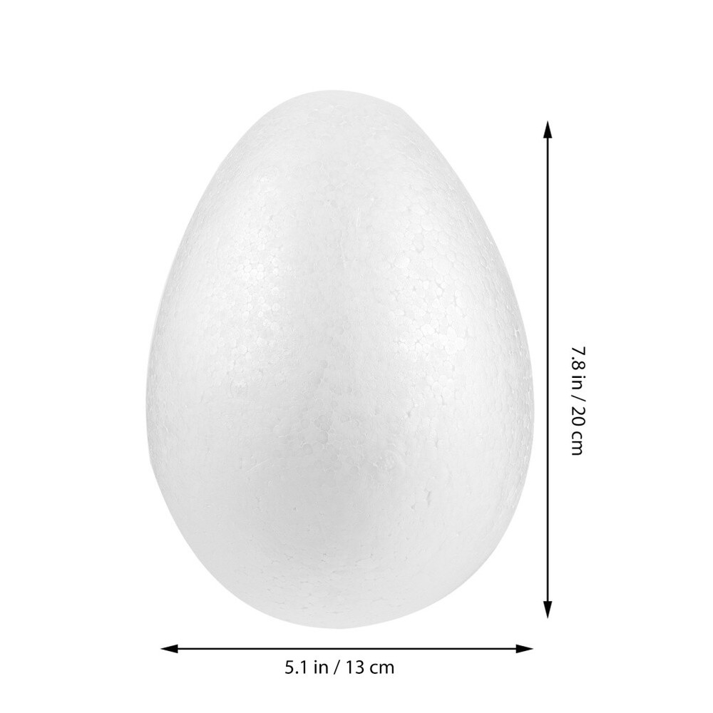 2pcs Kids Drawing Eggs Decoration Polystyrene Eggs Chicken Toy