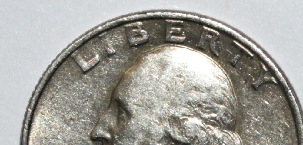 1974 Quarter Error No Mint Mark Missing Claw/Foot, Weak Strike, Missing I's DD +