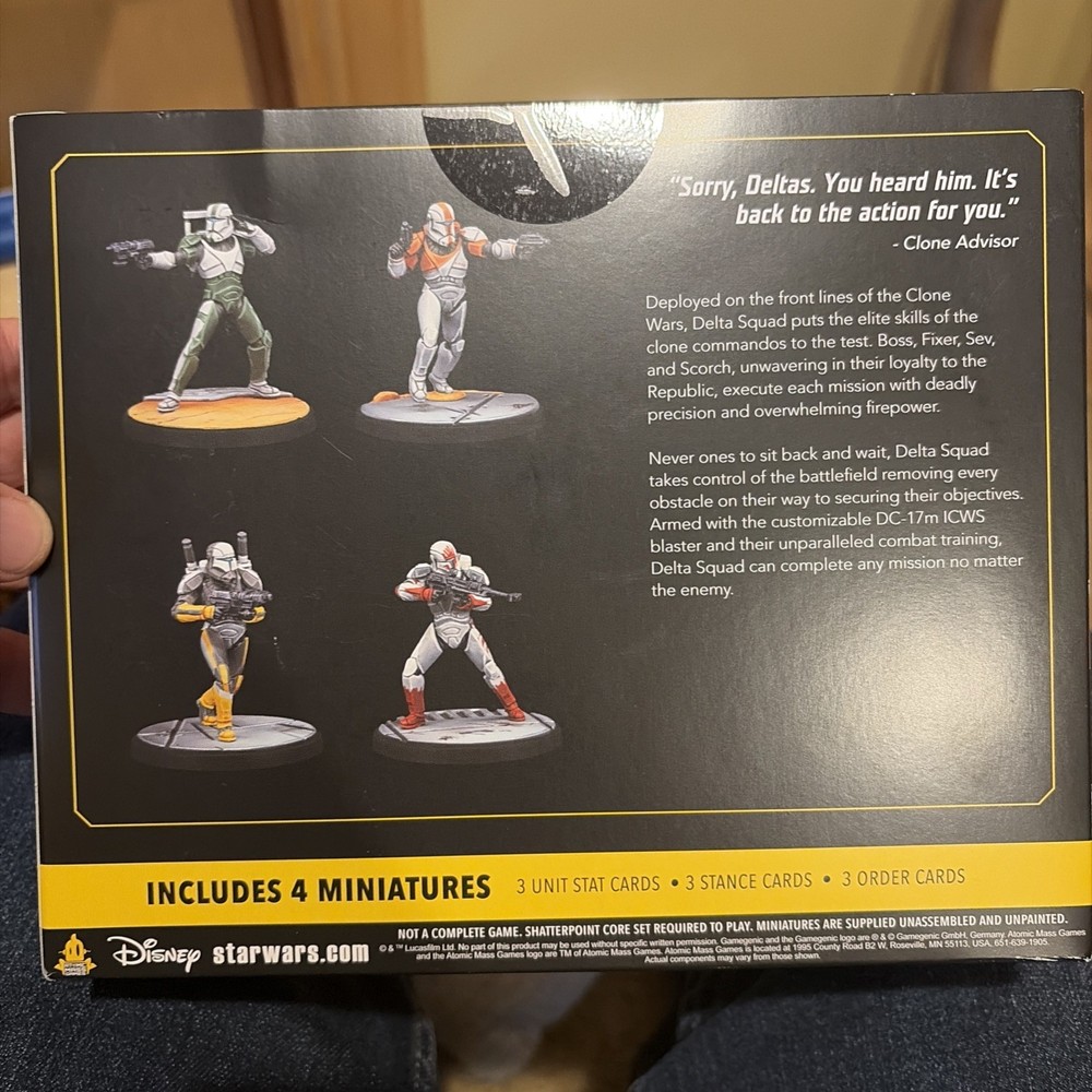 Star Wars Shatterpoint: Delta Squad, Form Up Squad Pack