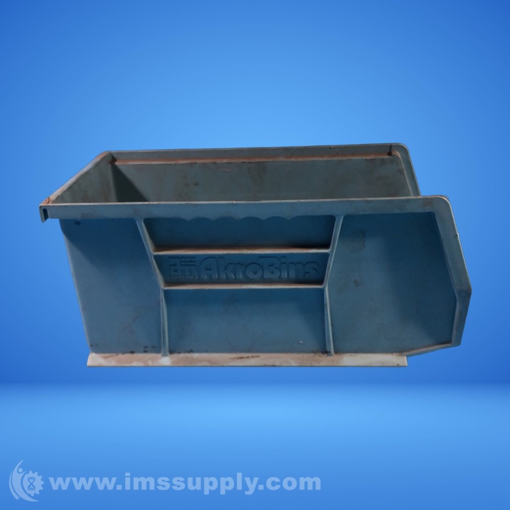Akro Mils 30-230 Blue Storage Bin USIP