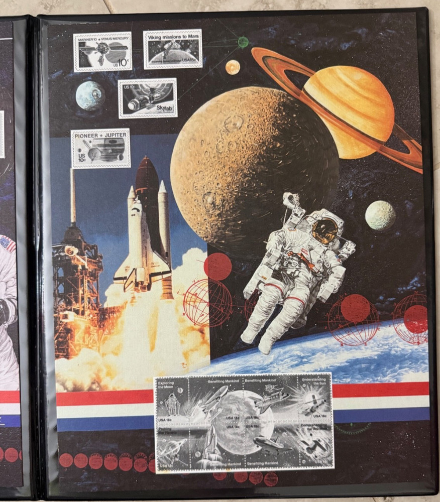 PROJECT MERCURY APOLLO & SPACE SHUTTLE ERA CHRIS CALLE TRI-FOLDER PRESENTATION