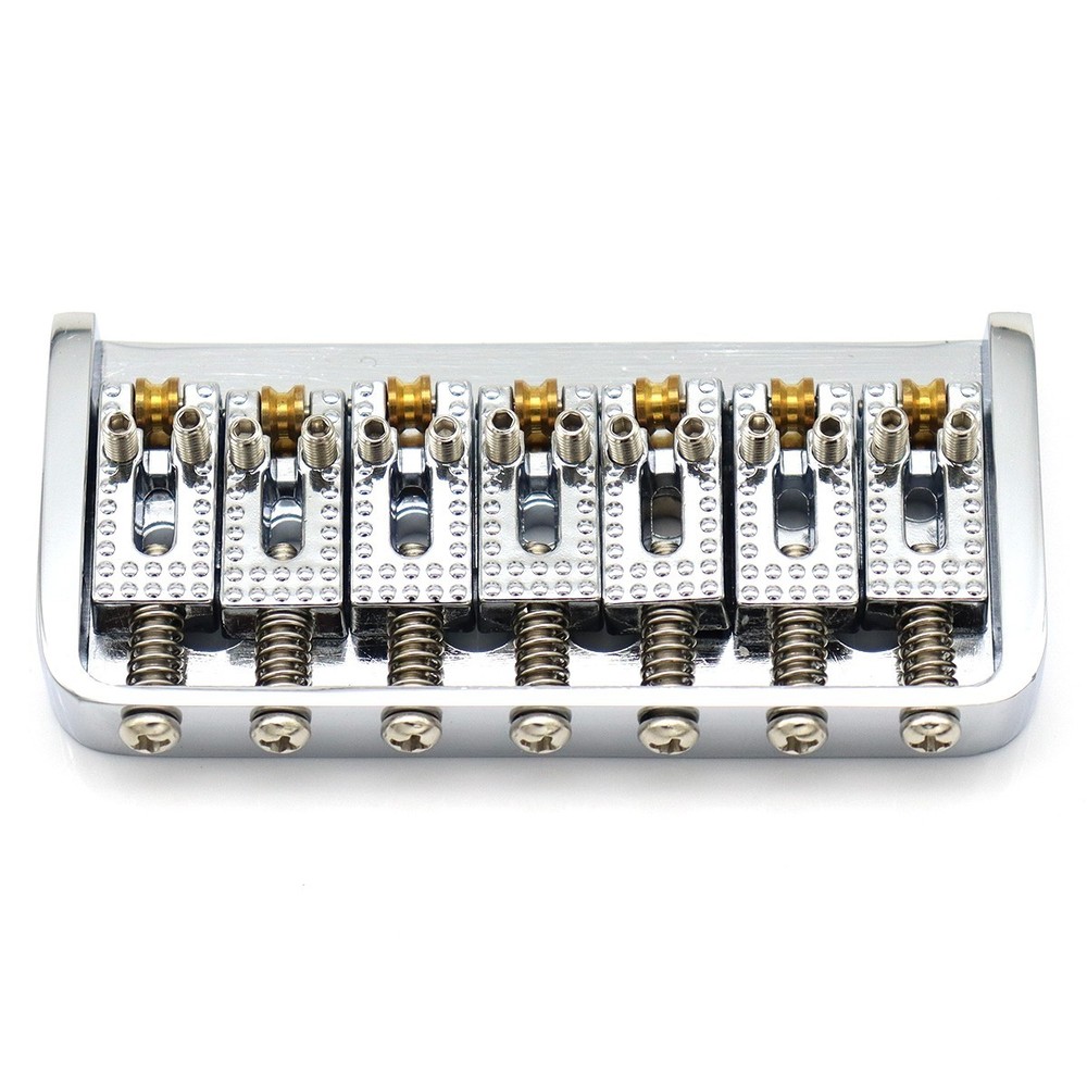 7 String Roller Electric Guitar Bridge String Through Body Fixed Hardtail Bridge