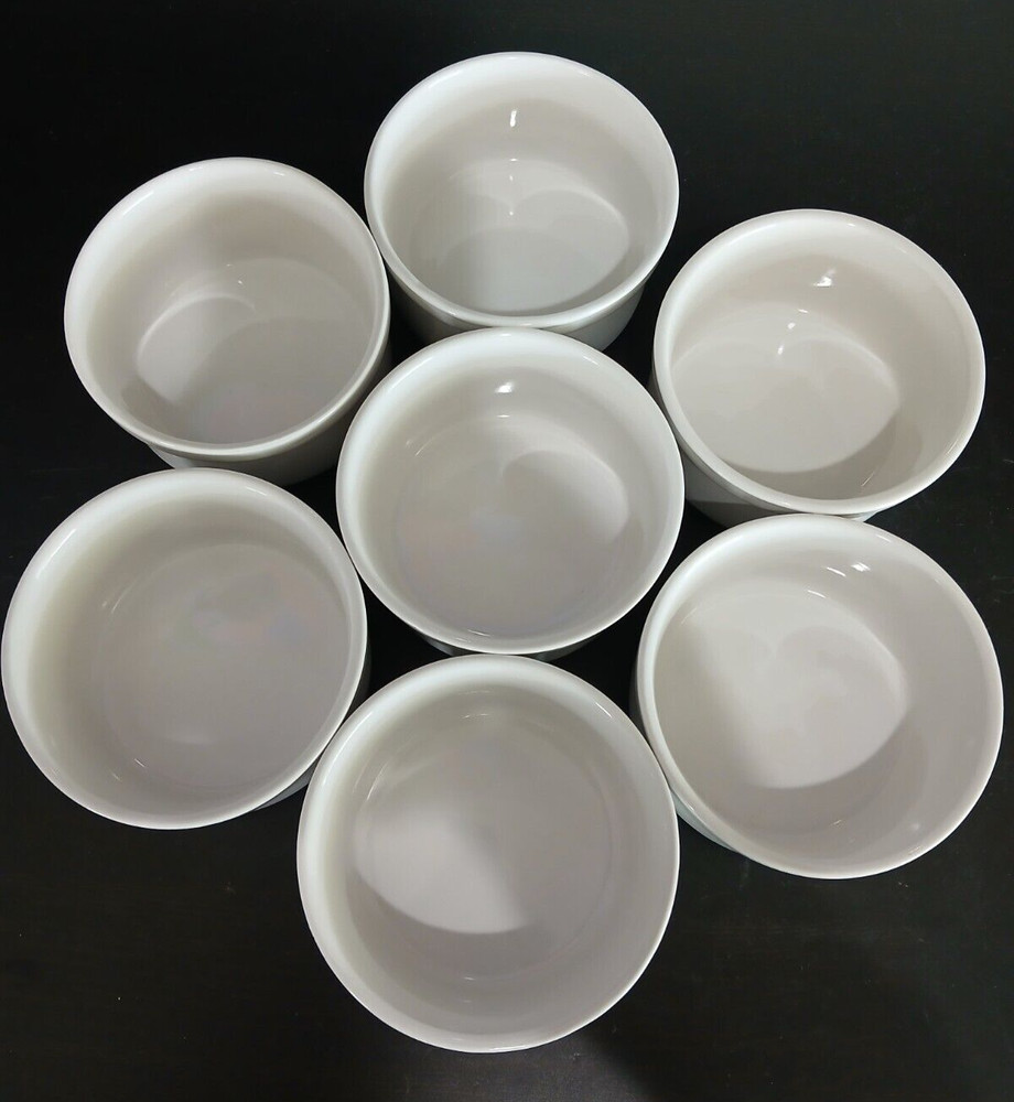 Mainstays Stackables Stoneware White Round Ramekin 4"