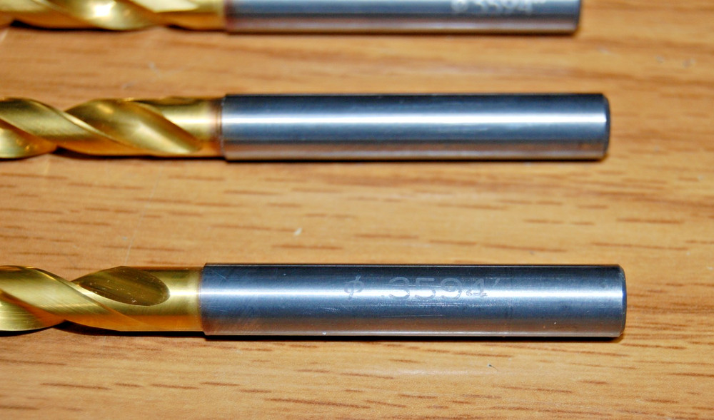 DRILL 23/64" 2 FLUTE SOLID CARBIDE COOLANT THRU ALTIN COATED