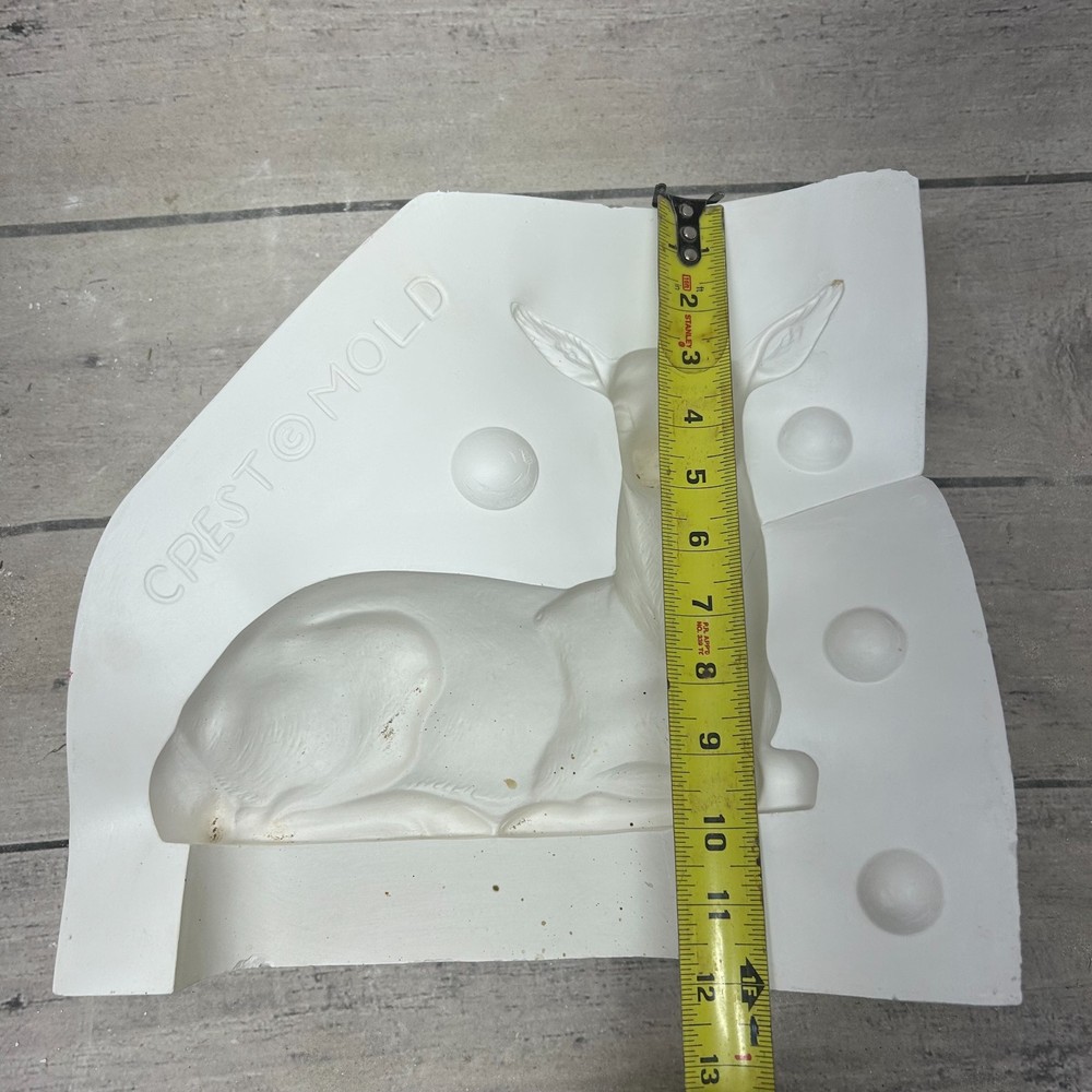 Crest Ceramic Casting Mold L-Deer Laying Down #C-447