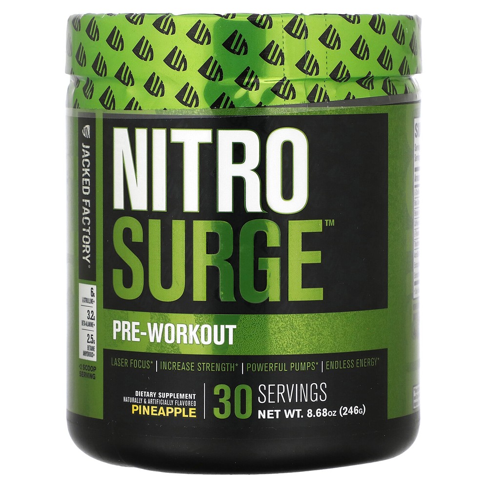Nitro Surge, Pre-Workout, Pineapple, 8.68 oz (246 g)