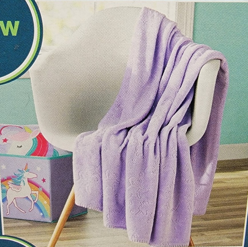Your Zone Unicorn 3pc Pillow & Throw Set - Brand New