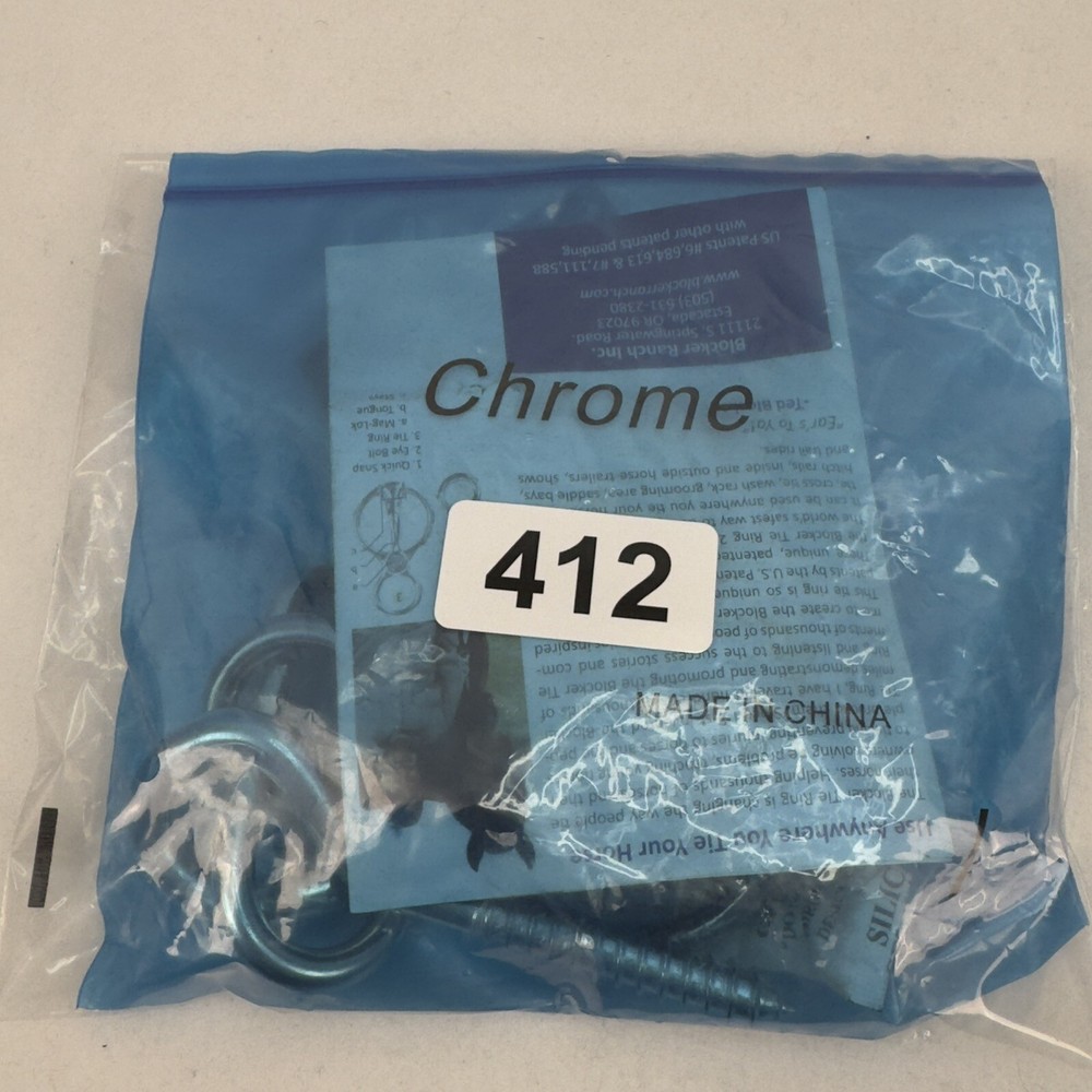 Blocker Tie Ring II - Stainless Steel Chrome