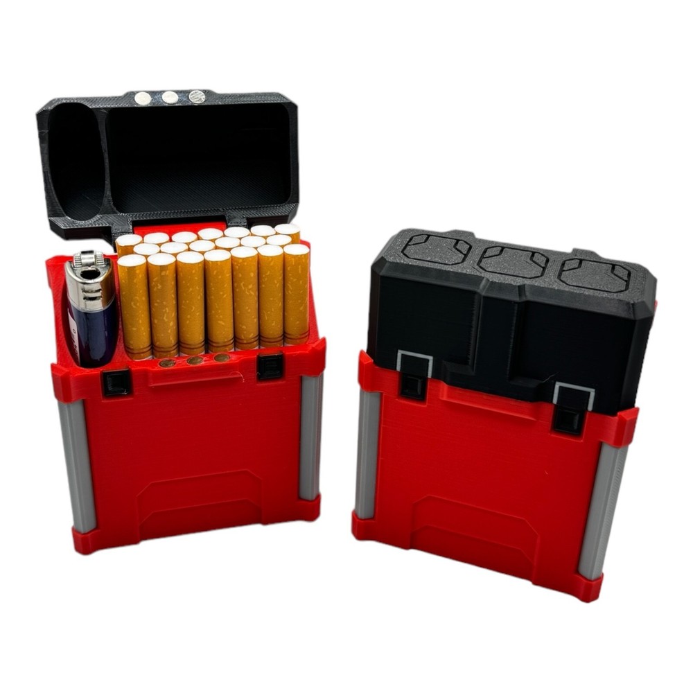 Milwaukee Packout Inspired Cigarette Case | The Original | 3D Printed Case