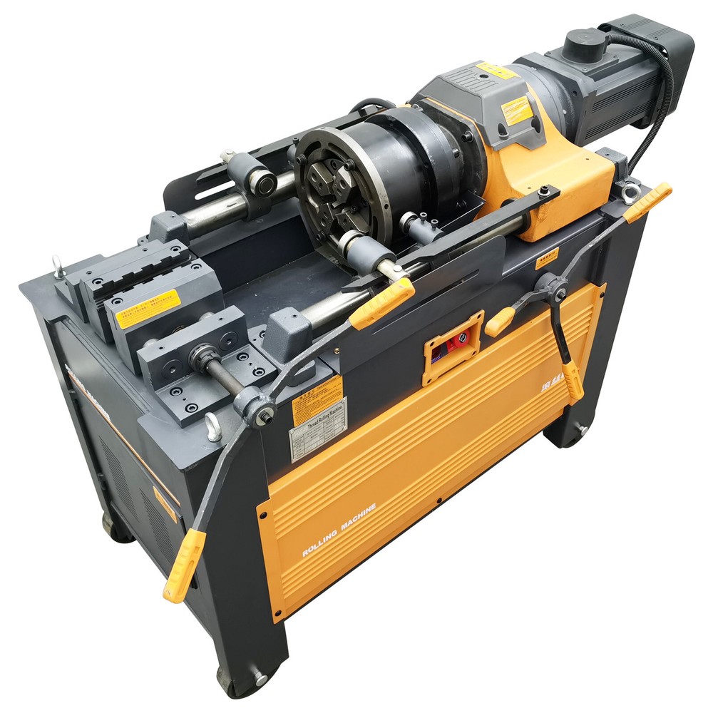 Full-automatic Steel Bar Straight Thread Rib Stripping Rolling Machine 220V