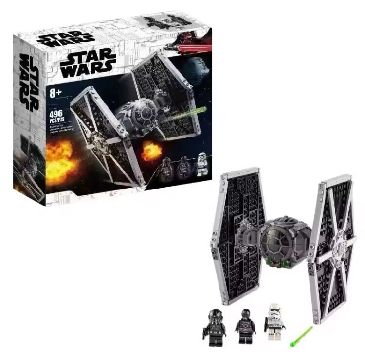 Star Wars 8087 Tie Fighter Block Construction 496PCS