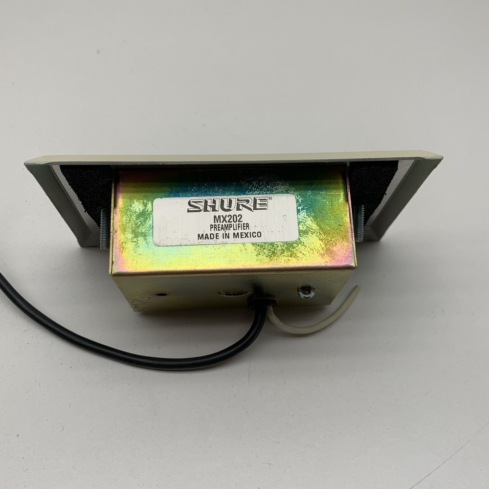 Shure MX202 Pre-Amplifier Plate with Back Box, NO MICROPHONE