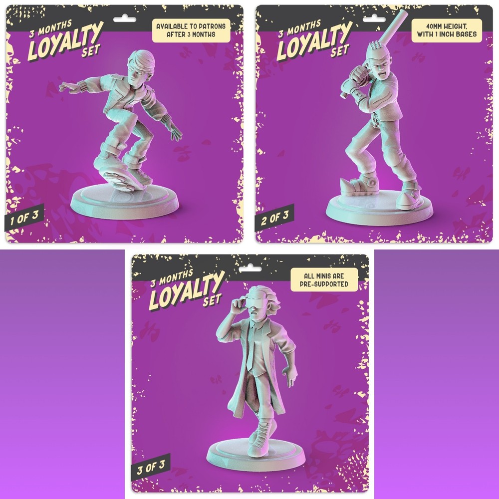 Back to the Future - POP MINIS 32mm Scale Miniatures