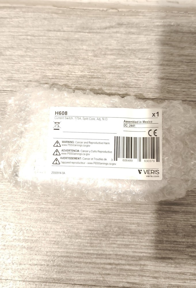 Veris H608 Split Core Adjustable Current Status Sensor