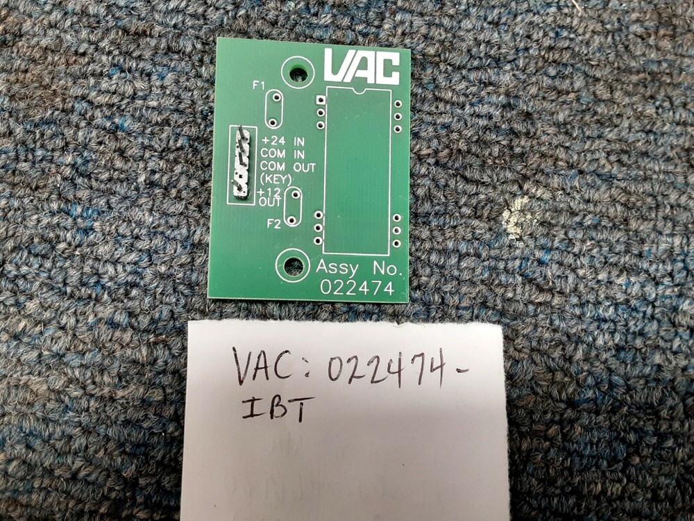 VAC 022474 ASSY NO BOARD
