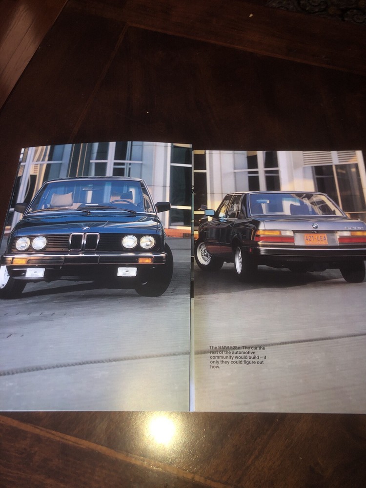 1981 BMW 528E CAR BROCHURE