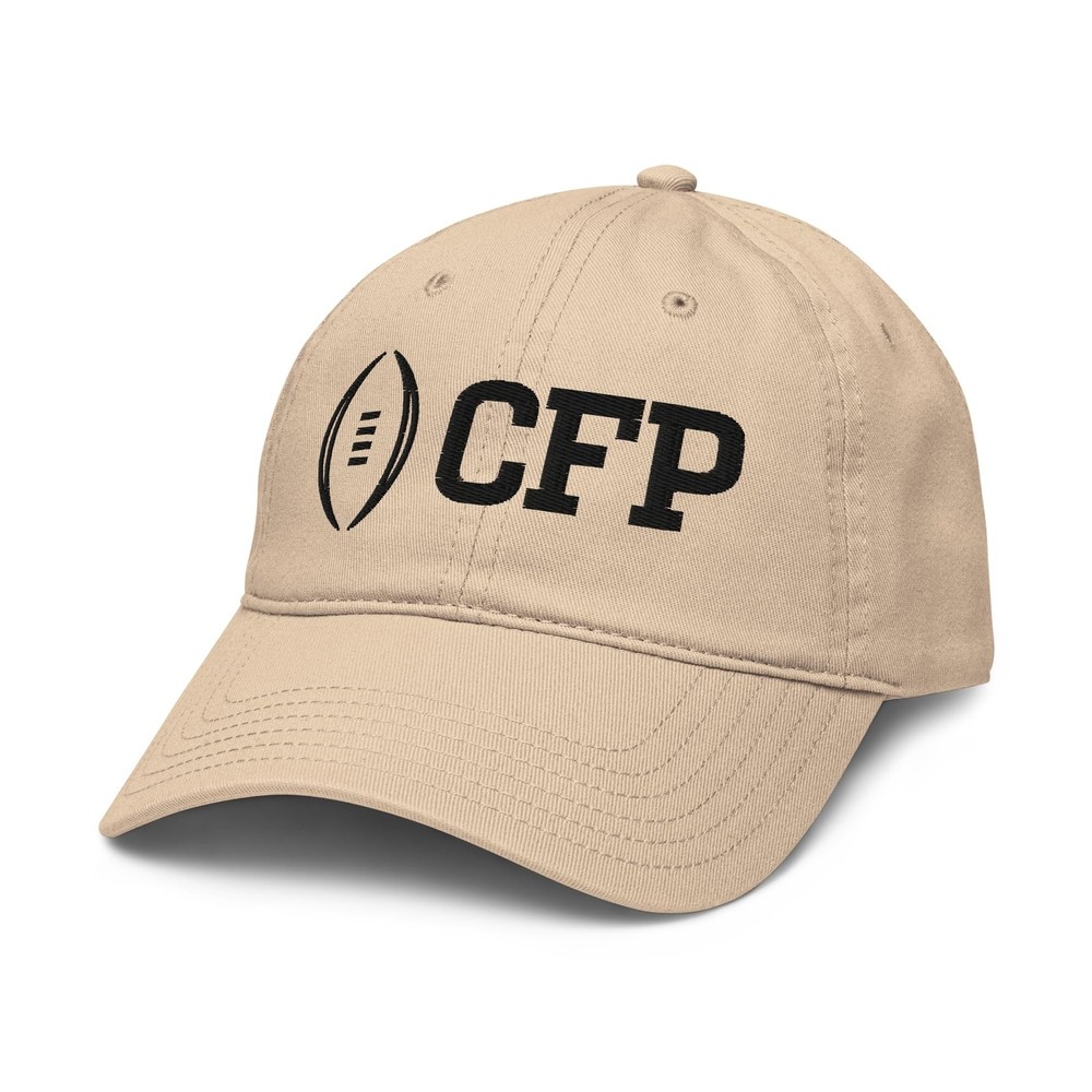 CFP Logo Officially Licensed Adjustable Baseball Hat One Size Stone