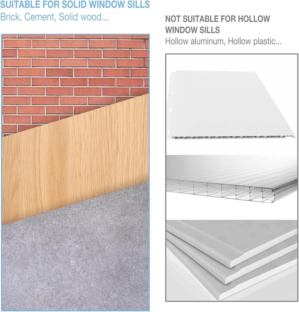 Window AC Bracket, Universal Window Air Conditioner Support Bracket, Heavy Duty