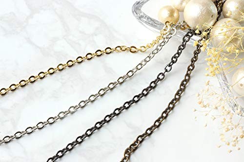 Nippon Chuko Necklace Chain, Black Nickel, 100cm, Accessory