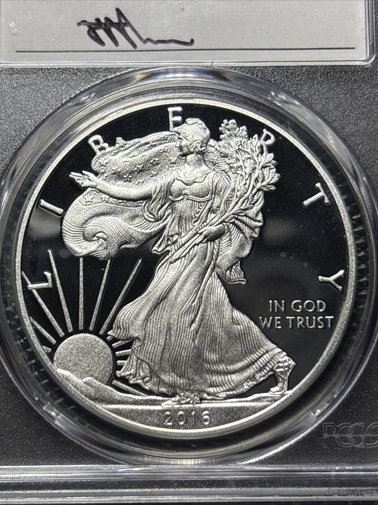 2016-W Silver Eagle PR70DCAM Mercanti Signed 30th Anniversary NGC