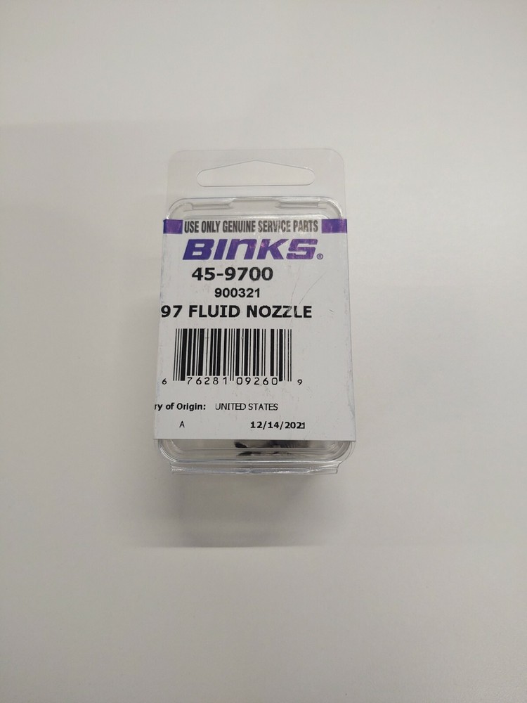 Binks 97 Fluid Nozzle - 45-9700
